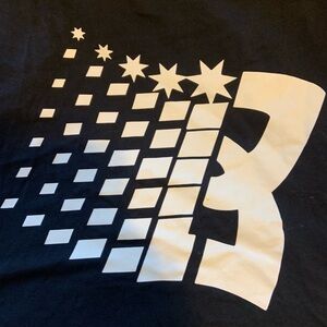 Bronze 56K X DC Shoes Black And White Logo Skater T-Shirt Extra Large XL